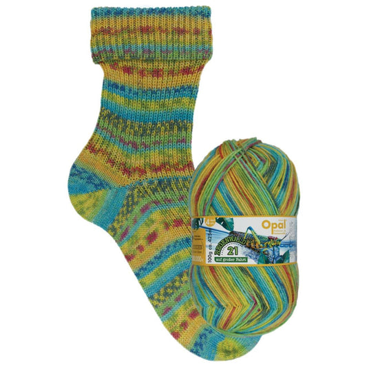 Opal Rainforest 21 "On a Longer Journey"/ Regenwald 21 "auf grosser Fahrt"