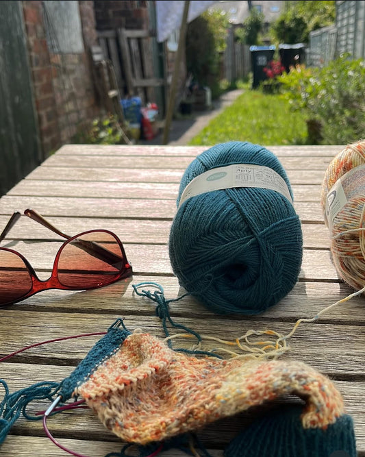 Socks are Perfect Summer Knitting