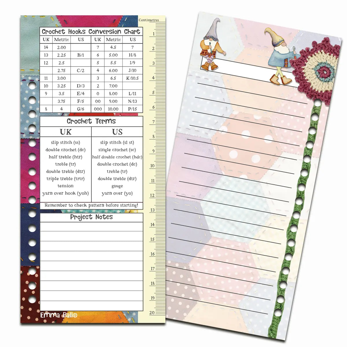 Emma Ball -  Colour Chart Cards (Crochet)
