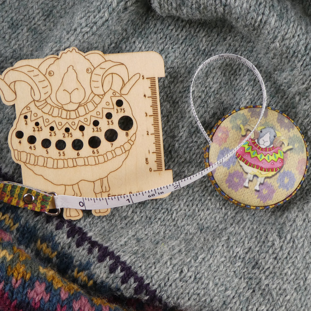 Emma Ball - Wooden Needle Gauge