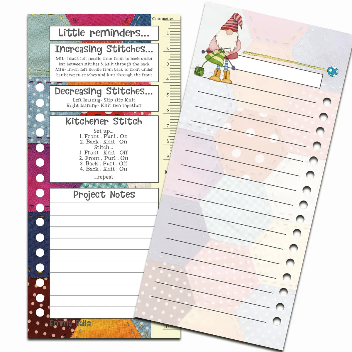 Emma Ball -  Colour Chart Cards (Knitting)